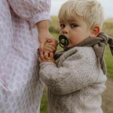 Frigg Little Viking Round Latex  Art.101549 Bjorn/Ragnar Pacifier (nipple) made of 100% natural rubber 6-18 months (2 pcs.)