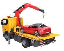 BRUDER 1:16 tow truck MAN TGS with Roadster auto, 03552
