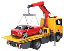 BRUDER 1:16 tow truck MAN TGS with Roadster auto, 03552