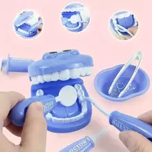 Doctor Set Smile Dentist Teeth Art.260087 Blue  Young/brave dentist set - Superhero smile