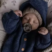 Frigg Moon Phase Round Latex Art.76291501 Croissant/Portobello Pacifier (nipple) made of 100% natural rubber 0-6 months (2 pcs.)