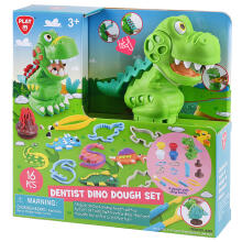 PLAYGO DOUGH Zobārsta komplekts ar dinozauru, 8433