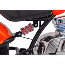 Motorcycle Chopper Warrior Art.260377 Orange Powerful 12v kids ride on/moto