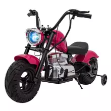 Motorcycle Chopper Warrior Art.260378 Pink Jaudīgā 12v bērnu elektromašīna/elektromotocikls
