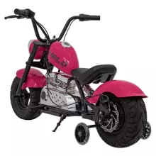 Motorcycle Chopper Warrior Art.260378 Pink Jaudīgā 12v bērnu elektromašīna/elektromotocikls