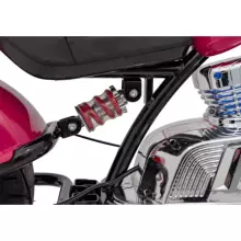 Motorcycle Chopper Warrior Art.260378 Pink Jaudīgā 12v bērnu elektromašīna/elektromotocikls
