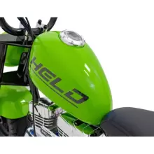 Motorcycle Chopper Warrior Art.260379 Green Мощный детский электромобиль/электромотоцикл 12 В