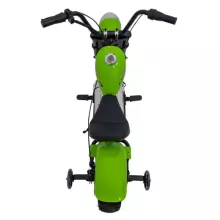 Motorcycle Chopper Warrior Art.260379 Green Мощный детский электромобиль/электромотоцикл 12 В