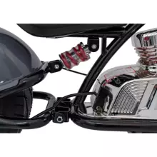 Motorcycle Chopper Warrior Art.260380 Grey Мощный детский электромобиль/электромотоцикл 12 В