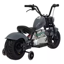 Motorcycle Chopper Warrior Art.260380 Grey Мощный детский электромобиль/электромотоцикл 12 В
