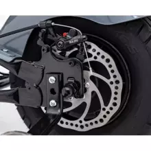 Motorcycle Chopper Warrior Art.260380 Grey Мощный детский электромобиль/электромотоцикл 12 В