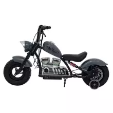 Motorcycle Chopper Warrior Art.260380 Grey Мощный детский электромобиль/электромотоцикл 12 В