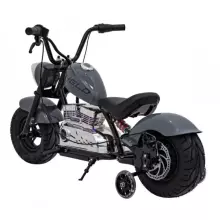 Motorcycle Chopper Warrior Art.260380 Grey Мощный детский электромобиль/электромотоцикл 12 В