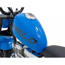 Motorcycle Chopper Warrior Art.260381 Blue Powerful 12v kids ride on/moto
