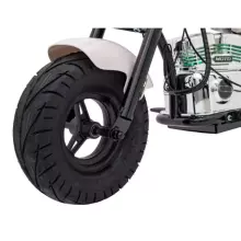 Motorcycle Chopper Warrior Art.260383 White Jaudīgā 12v bērnu elektromašīna/elektromotocikls