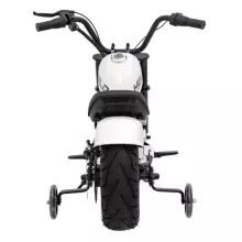 Motorcycle Chopper Warrior Art.260383 White Jaudīgā 12v bērnu elektromašīna/elektromotocikls