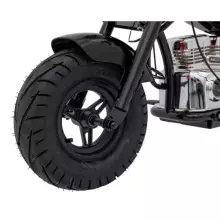 Motorcycle Chopper Warrior Art.260383 White Jaudīgā 12v bērnu elektromašīna/elektromotocikls