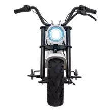 Motorcycle Chopper Warrior Art.260383 White Jaudīgā 12v bērnu elektromašīna/elektromotocikls
