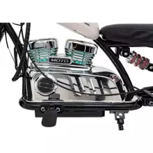 Motorcycle Chopper Warrior Art.260383 White Jaudīgā 12v bērnu elektromašīna/elektromotocikls