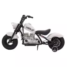 Motorcycle Chopper Warrior Art.260383 White Jaudīgā 12v bērnu elektromašīna/elektromotocikls