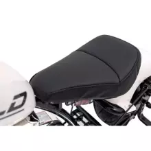 Motorcycle Chopper Warrior Art.260383 White Jaudīgā 12v bērnu elektromašīna/elektromotocikls