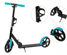 City Scooter for Children and Teenagers Foldable Height Adjustable 91-101 cm Wheels 200 mm Bottle Holder