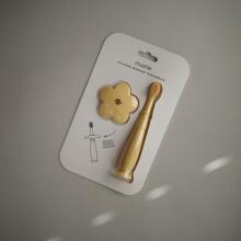 Mushie Flower Toothbrush  Art.2540203 Tradewinds pirmā zobu birste