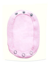 La Bebe™ NO Baby Body Extension Art.260720 Pink bodijs pagarinājums no kokvilnas