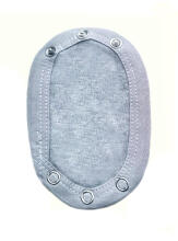 La Bebe™ NO Baby Body Extension Art.260721 Grey bodijs pagarinājums no kokvilnas
