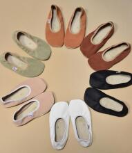 Bebe Basic Hip-Hop Gymnastics Shoes Art.SB120 Terracota Чешки гимнастические c кожанной подошвой