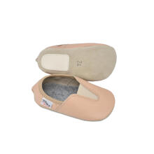 Bebe Basic Kids Hip-Hop Punsa Gymnastics Shoes Art.SB131 Eco Grey  Vingrošanas, sporta dejošanas čības ar ādas zoli