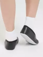 Bebe Basic Kids Hip-Hop Punsa Gymnastics Shoes Art.SB131 Eco Blue  Чешки гимнастические c кожанной подошвой
