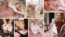 1659/01 INSULATED COTTON BLANKET PINK