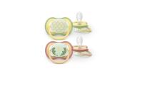 Philips Avent Air Night Art.SCF376/27  Silikona knupīši 0-6 mēn. BPA Free (2 gab.)