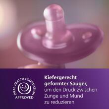 Philips Avent Soother Girl Art.SCF099/27 knupītis — viengabalains silikona dizaina jaundzimušā elastīgs knupītis