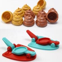 WOOPIE Family Dexterity Game Poop Shot to the Toilet
