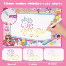 WOOPIE Водяной Рисовальный Коврик 2в1 XXL 100x70см Светится в Темноте