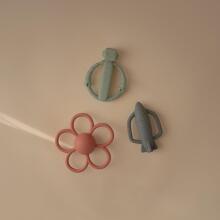 Mushie Silicone Teether Rattle Art.101496 Tradewinds Silicone rattle (100% natural)