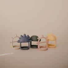 Mushie No Drop Silicone Sensory Teether  Art.101811 Силиконовая погремушка (100% натуральная)