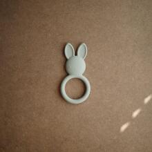 Mushie  Silicone Teether Bunny Art.2560471 Silicone rattle (100% natural)