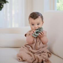 Mushie  Silicone  Teether Links Art.101270 Silicone rattle (100% natural)