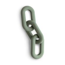 Mushie  Silicone  Teether Links Art.101270 Silicone rattle (100% natural)