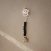 Mushie Silicone Pacifier Clip Halo Art.2120030 Cadet Māneklīša ķēde (Knupja turētājs) ar klipsi