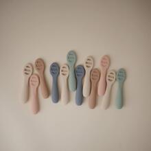 Mushie Silicone First Spoon Art.101627 Ложечка мягкая силиконовая (2шт.)