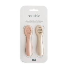 Mushie Silicone First Spoon Art.101630 Ложечка мягкая силиконовая (2шт.)