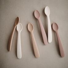 Mushie Silicone Feeding Spoon Art.2360274 Ложечка мягкая силиконовая (2шт.)