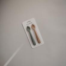 Mushie Silicone Feeding Spoon Art.2360203 Ложечка мягкая силиконовая (2шт.)