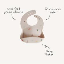 Mushie Silicone Bib Art.2500354 Silikona priekšautiņš