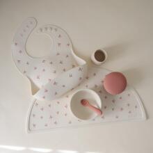 Mushie Silicone Bib Art.2500072 Cedar Baby bib made of 100% high quality silicone