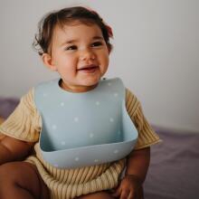Mushie Silicone Bib Art.2500251 Детский слюнявчик из 100% высококачественного силикона